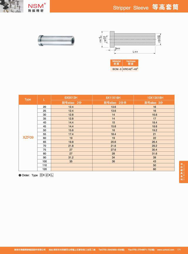 SCM-3 Stripper Sleeve (XZF09)