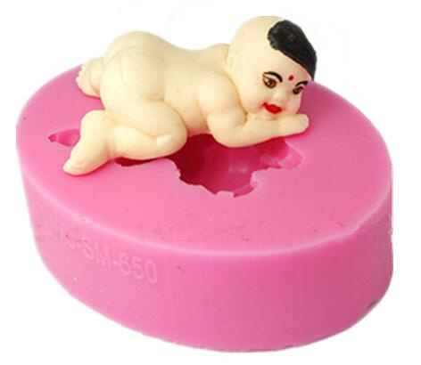 Baby Shaped Silicone Gum Paste Fondant Molds