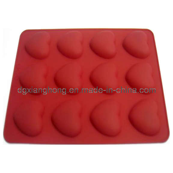 Heart-Shaped Silicone Bakeware (XH-011053)