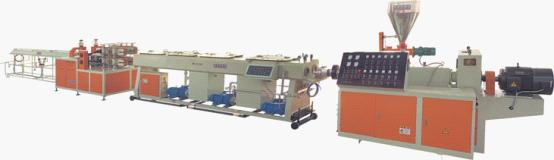 CE/SGS/9001 PVC Pipe Production Line with Two Die Heads