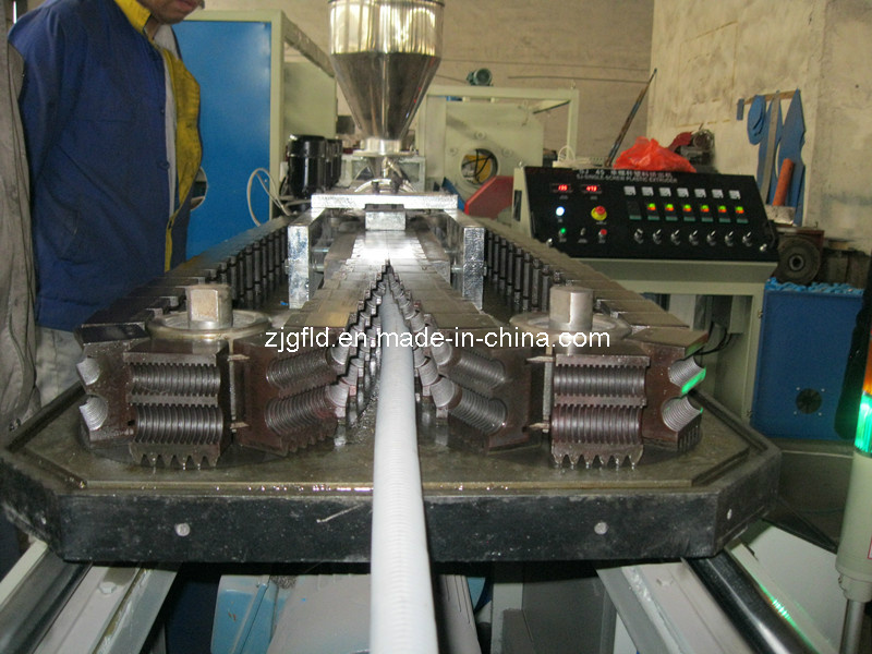 PP PE Corrugated Pipe Extruder