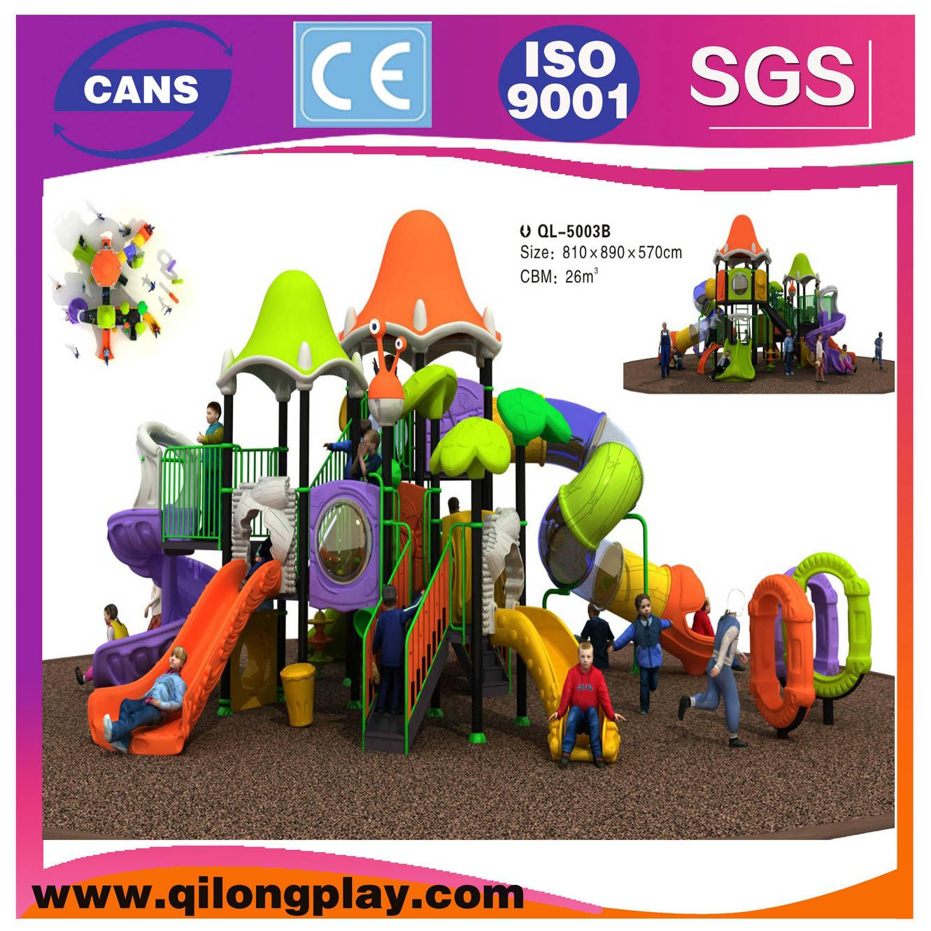 Wonderful Outdoor Playground (QL-5003B)