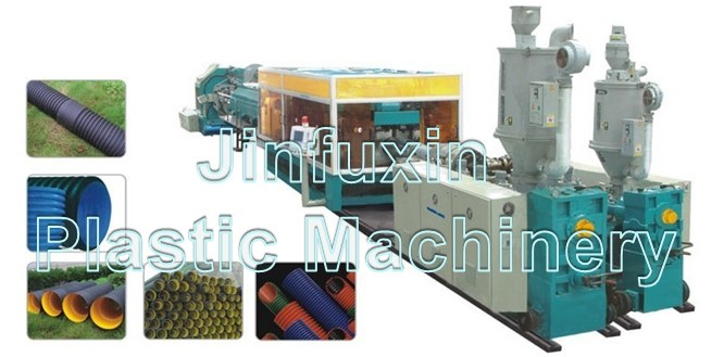 PE/ PP/ PVC Plastic Double Wall Corrugated Pipe Extrusion Machine (SJ-65/ SJ-80/ SJ-92)