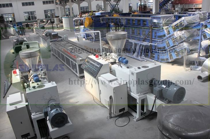 PVC Profile Extrusion Line