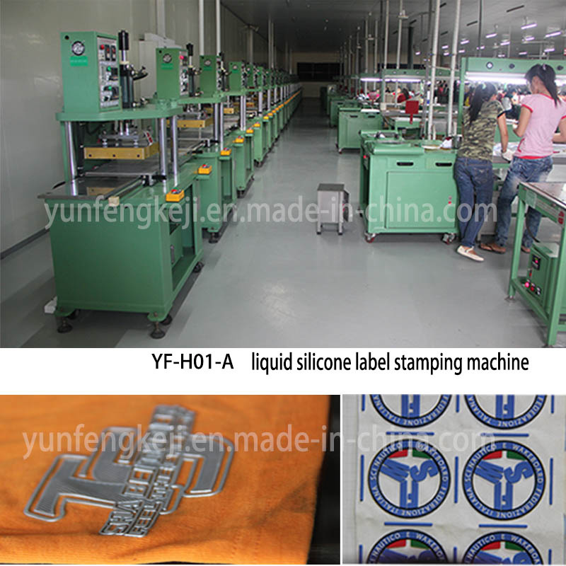 Hat Silicone Label Tag Logo Laminating Machine