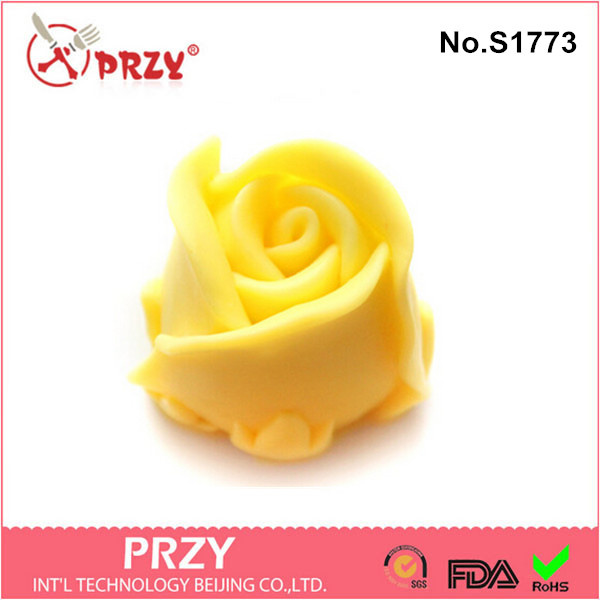 Handmade Silicone Rose Soap Mold, Silicone Candle Mold
