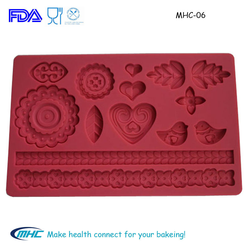 Red Silicone Cake Mould
