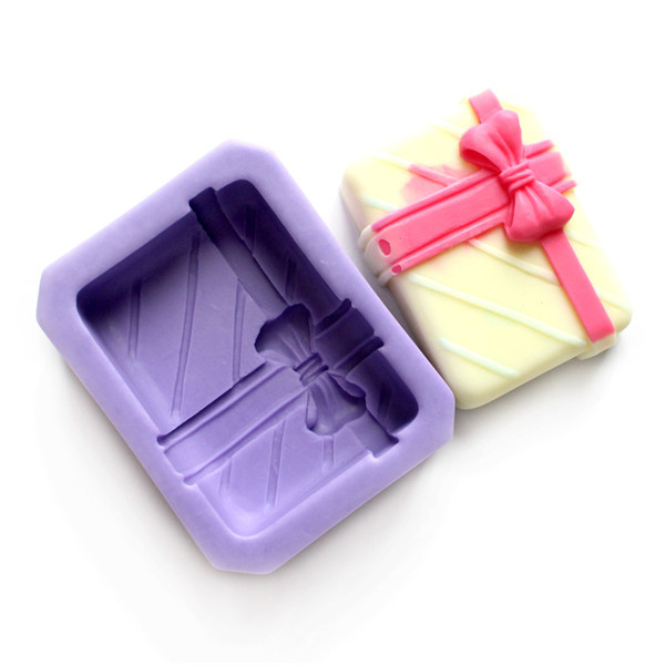 R0104 Natural Square Silicone Mould for Soap Chocolate Silicon Mold