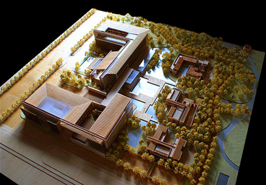 Architectural Model Making, Handmade Wood Scale Model (JW-87)