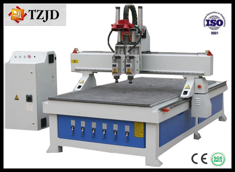 Double Head CNC Router, CNC Woodworking Machine