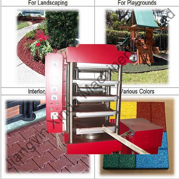 Xinda Xlb-600 Vulcanization Machine for Making Rubber Tiles Rubber Press Machine