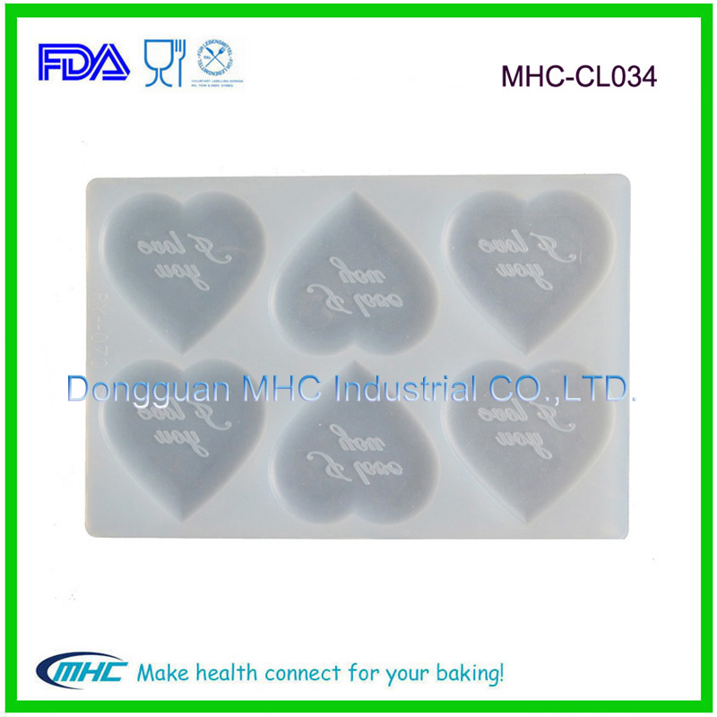 Heart Shape Cake Decoration Chocolate Mold