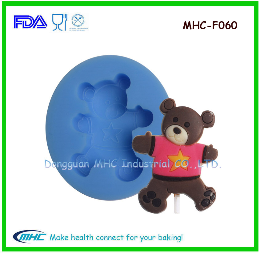 Cake Decorating Tools Bear Shape Silicone Mould