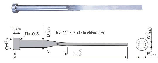 1.2343 DIN Regulation Flat Pins