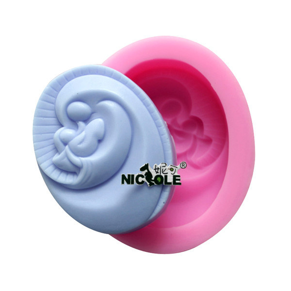 R1459 Food Grade Silicone Soap Mold Mum Love Silicon Mould