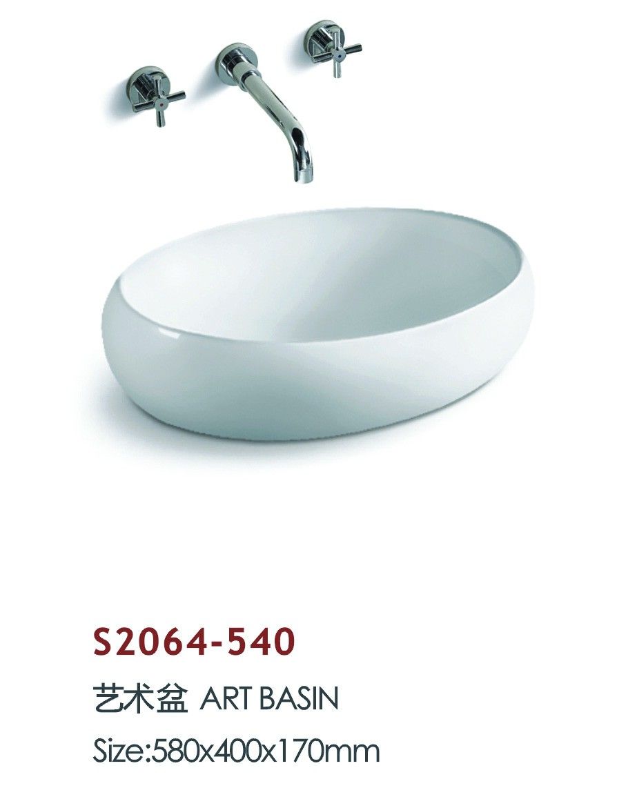 New Design China Above Counter Ceramic Sinks (S2064-540)