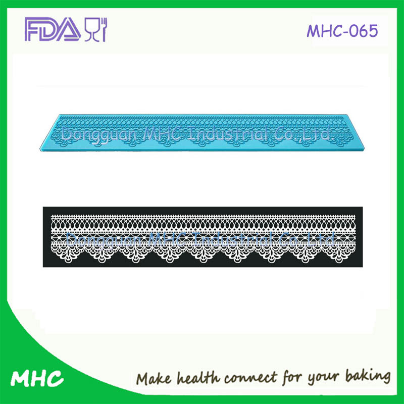Cake Borer Decoratin Silicone Fondant Lace Mould