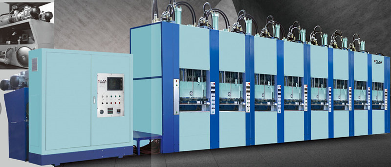 EVA Colorful Foaming Vacuum Injection Moulding Shoe Machine