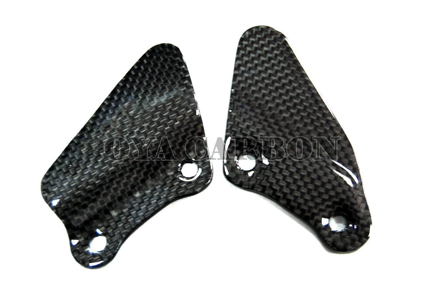 Carbon Fiber Heel Plates for BMW