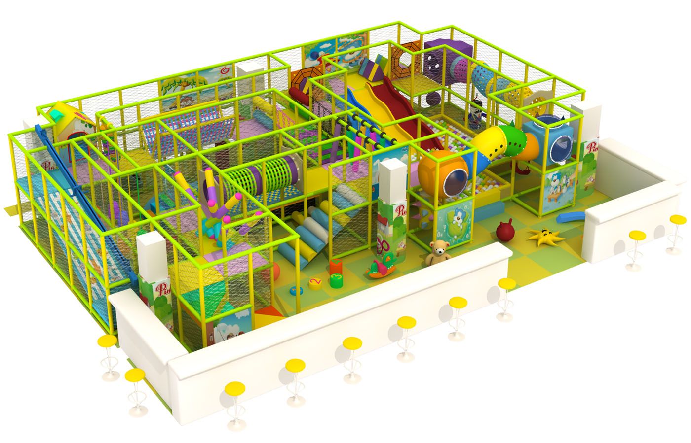 ASTM Standard Indoor Playground (VS110117-165A-16)