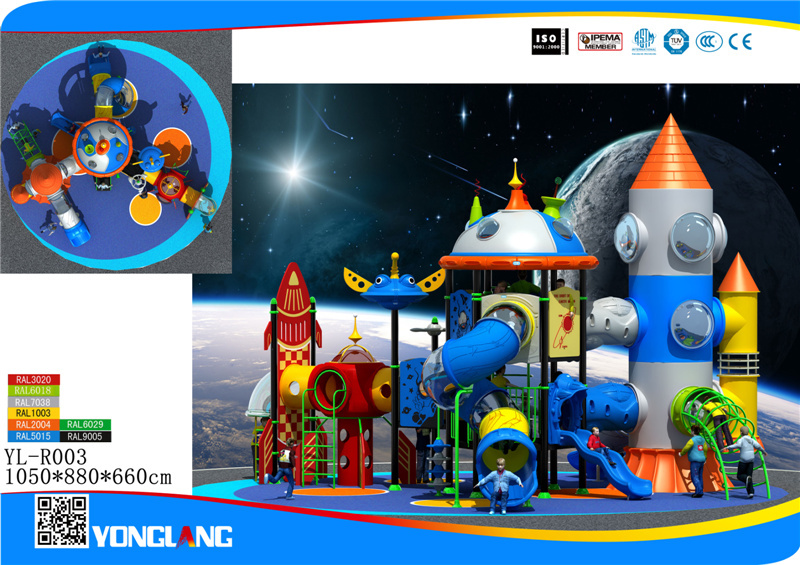2014 Hot-Sale Outdoor Kids Plastic Playground Sports Equipment for Preschool Play Center