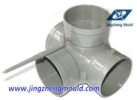 PVC Pipe Fittings Cross Tee Mould/Moulding