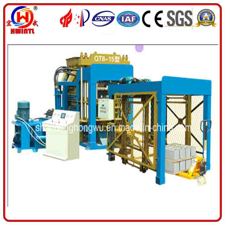 Qt 8-15 Concrete Brick Making Machine Made in China