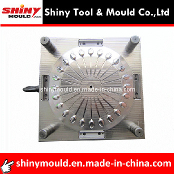 24 Cavity 1g Cold Runner Plastic Kitchenware Disposable Tea Spoon Mould