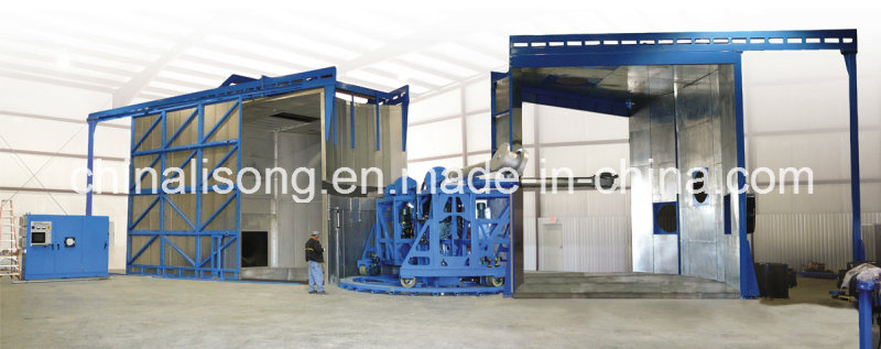 High Efficiency Shuttle Rotomolding Machine