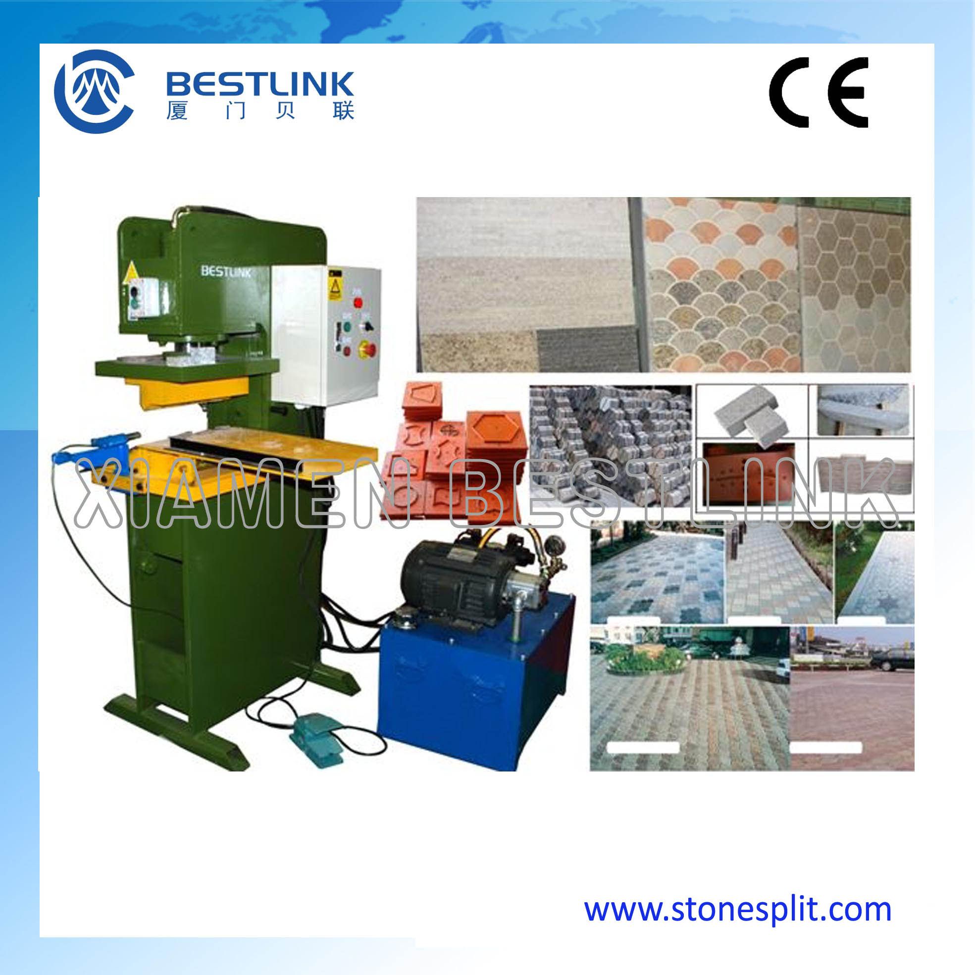 Three in One Hydraulic Stone Stamping Machine