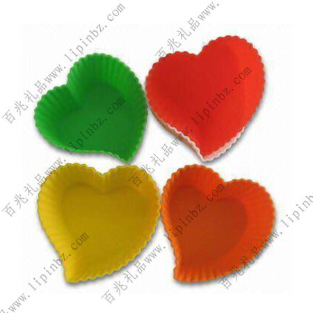 New Heart Shape Silicone Baking Trays Cake Mould (BZCM002)