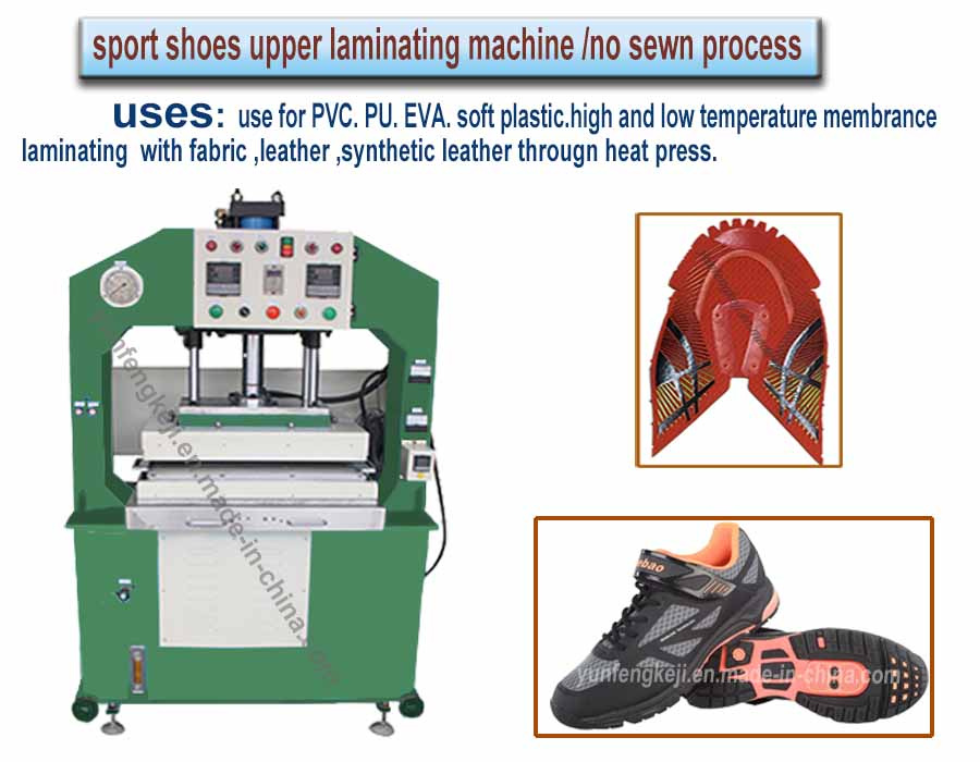 Sport Shoes Fabric Upper Vamp Surface Heat Hot Pressin Making Machine