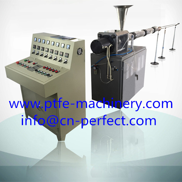 Plastic PTFE UHMWPE Teflon Rod Extruder Machine