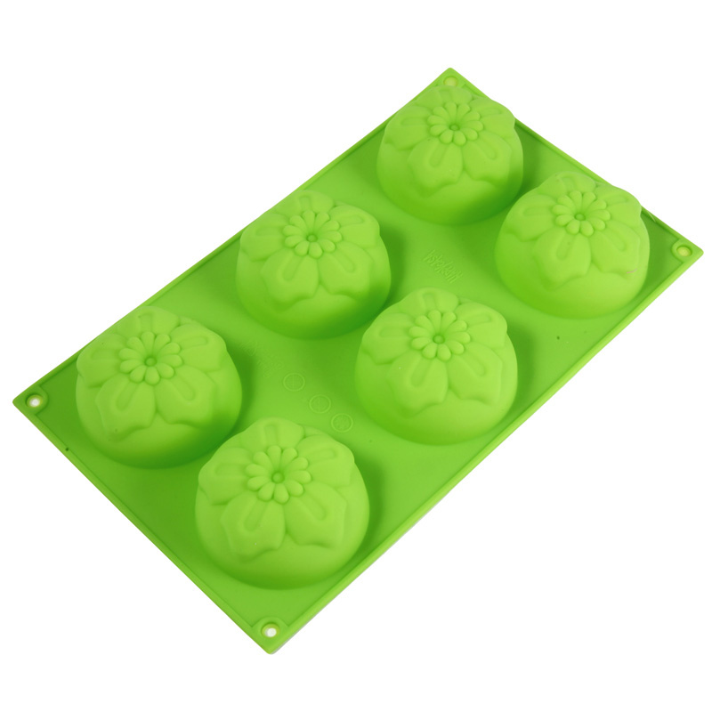 Flower Shaped Silicone Bakeware (MIC-076)