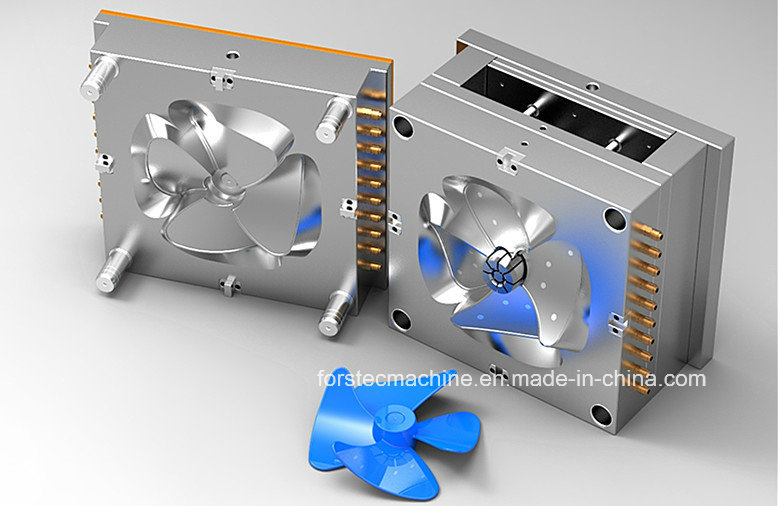 Single Cavity Plastic Table Fan Blade Injection Mould