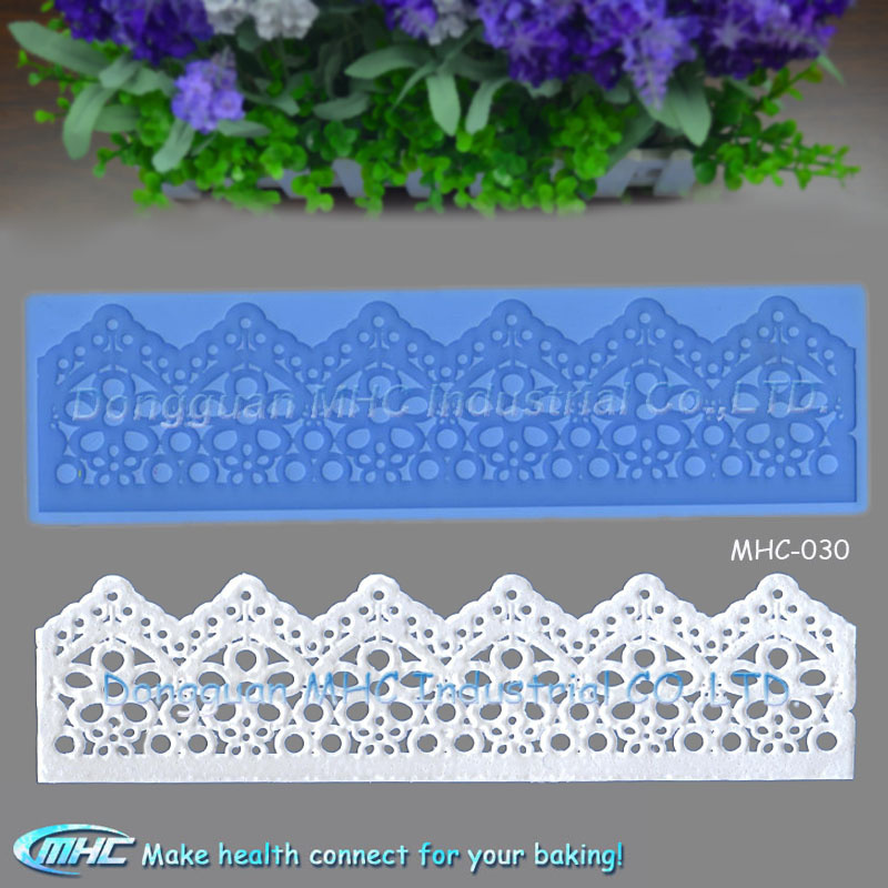 Cake Decorating Lace Icing Impression Mat for Creating Edible Lace