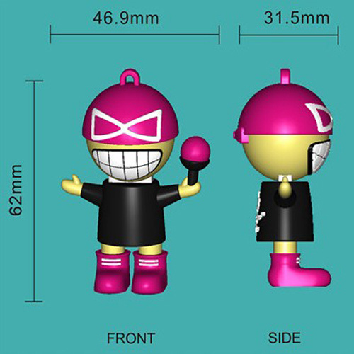 Customized 3D Cartoon USB Flash Drive Mould