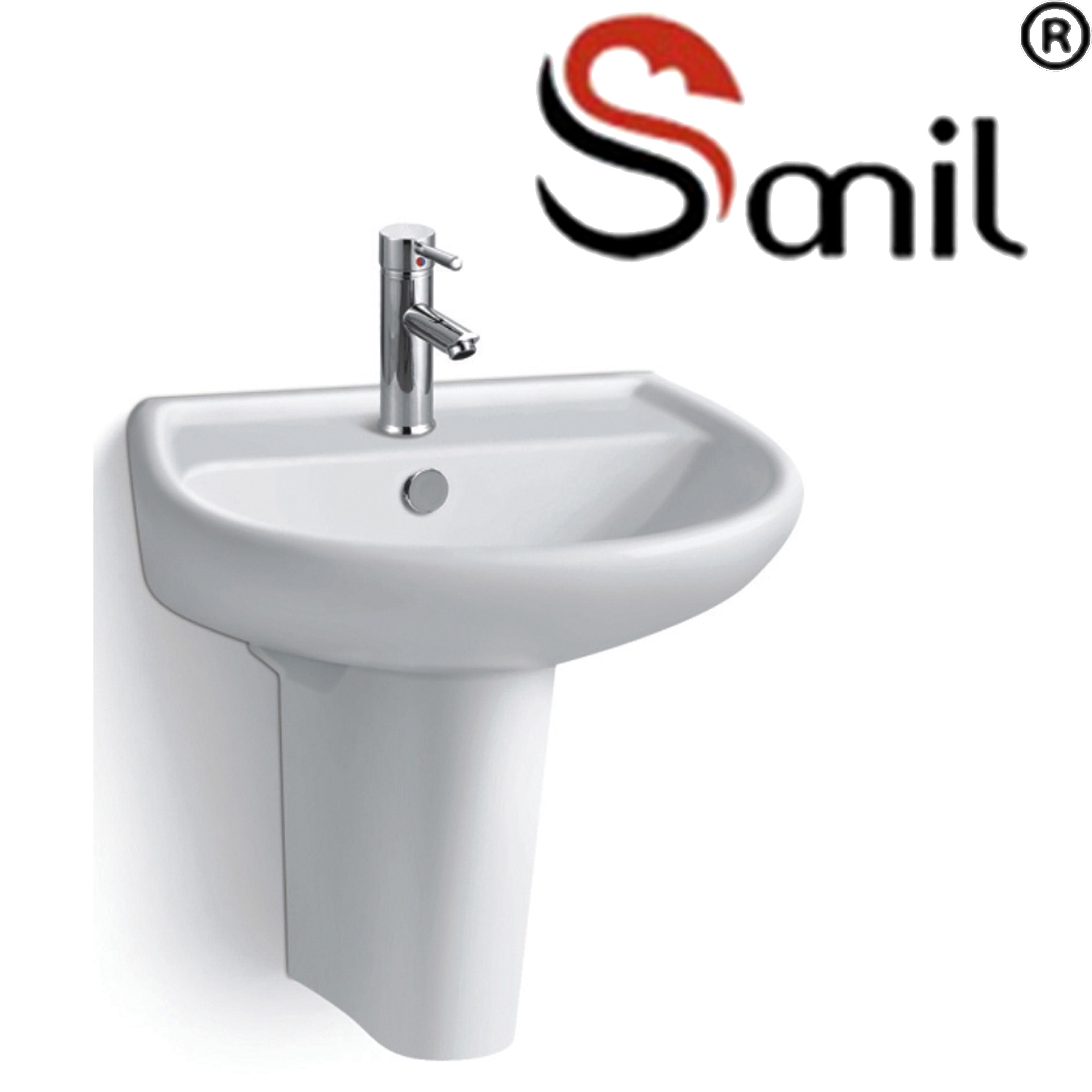 Hot Selling China Bathroom Wall Hung Ceramic Sinks (S9004)