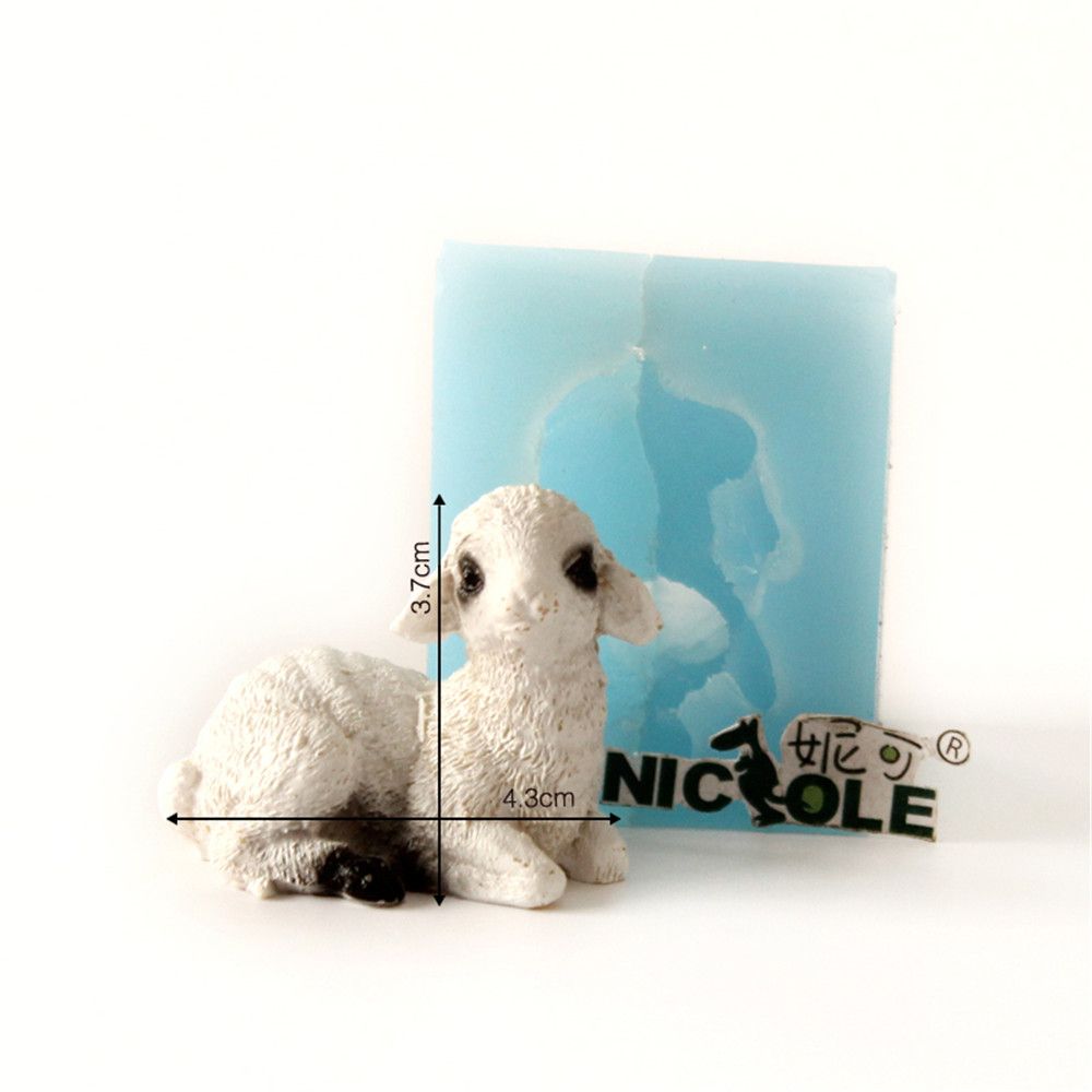 3D Silicone Molds Nicole 2015 New Design Silicon Candle and Soap Mould R1502