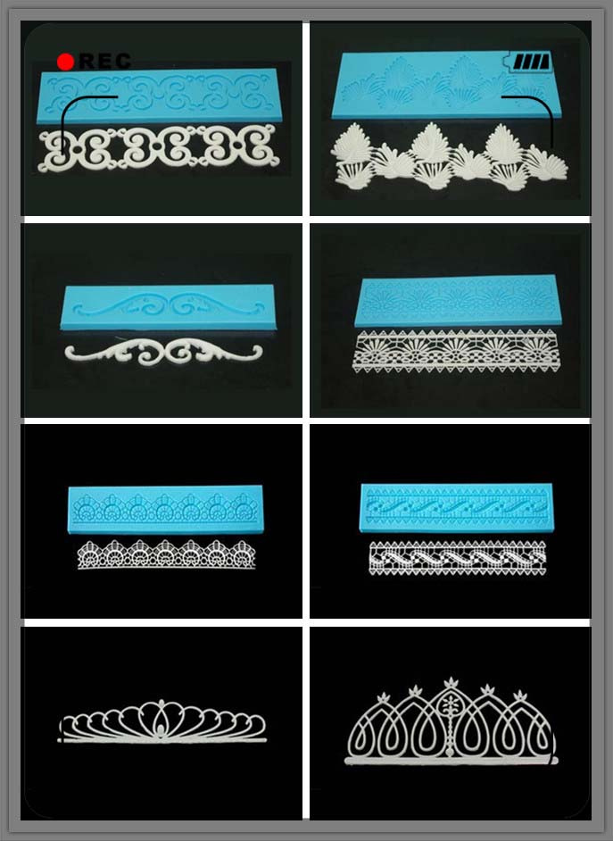 Gum Paste Silicone Lace Mat