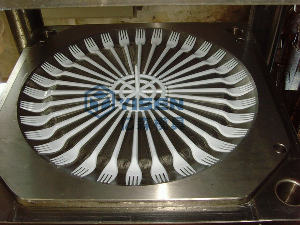 Multi-Cavity Disposable PS Fork Injection Moulds (YS-fork-moulds-042)