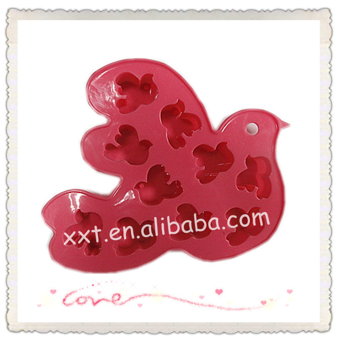 Bird-Shaped Silicone Muffin Cake Moulds Chocolate Baking Tool