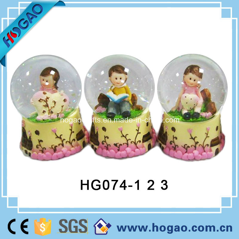 Beautiful Snow Globe One Pretty Gril Inside for Decoraton
