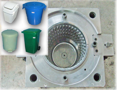 Plastic Waste/Dust Bin Injection Mould (AY-300A)
