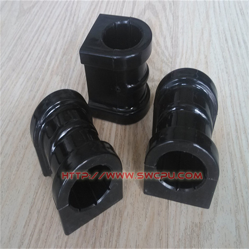 Black ABS/PP/PE/POM/PA Plastic D-Shape Bellow Bushing (SWCPU-P-B114)