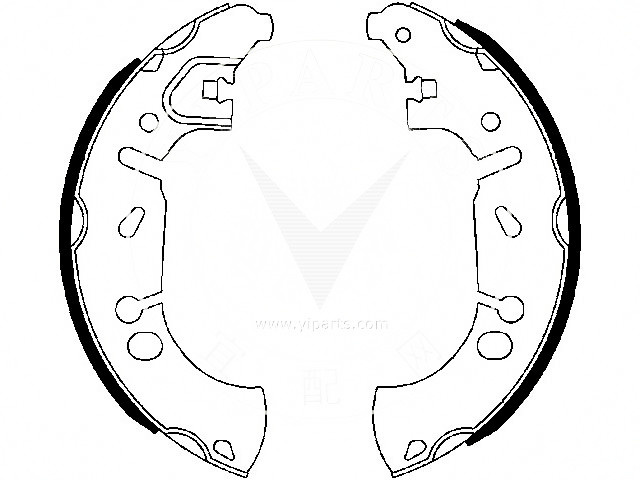 Hot Sell High Quality Brake Shoes for Chang an Bus