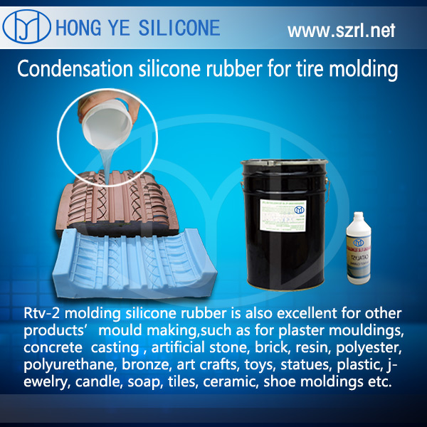 Aluminum Casting RTV-2 Silicone Rubber, Tyre Mould Manufacturing