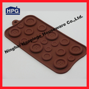 Hot Sale Fastener Shape Silicone Cake Mould