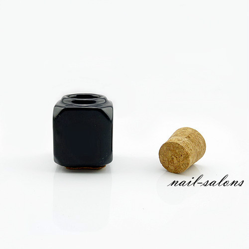 Nail Art Acrylic Liquid Container Ceramic Dish with Wood Stopper Nail Tools