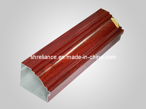 Aluminium / Aluminum Extrusion Profile for Wooden Grain Window and Doors